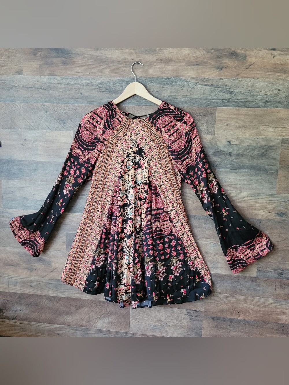 Free People floral mini dress, size XS.
